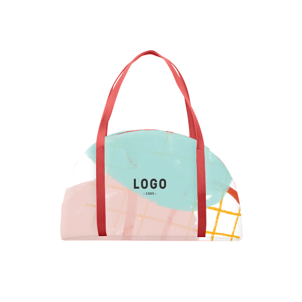 130169 daydream tote vegan leather full color full bleed vegan leather with choice of zipper color