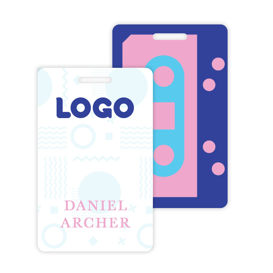 137914 name badge personalized full color front personalized