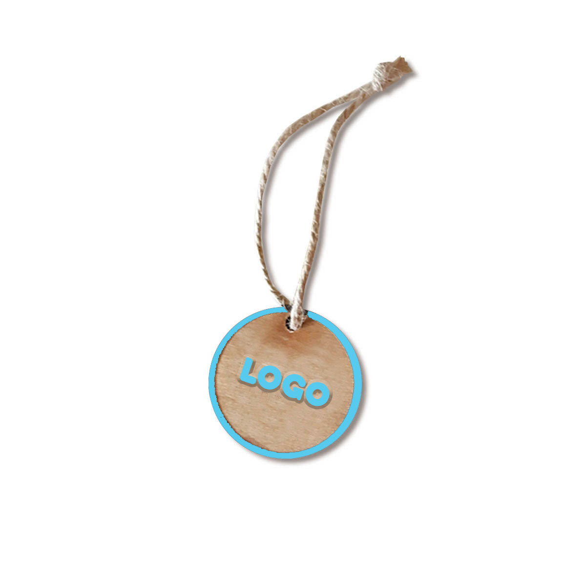 137889 wooden hangtag 1 5 one side laser engraved with ink