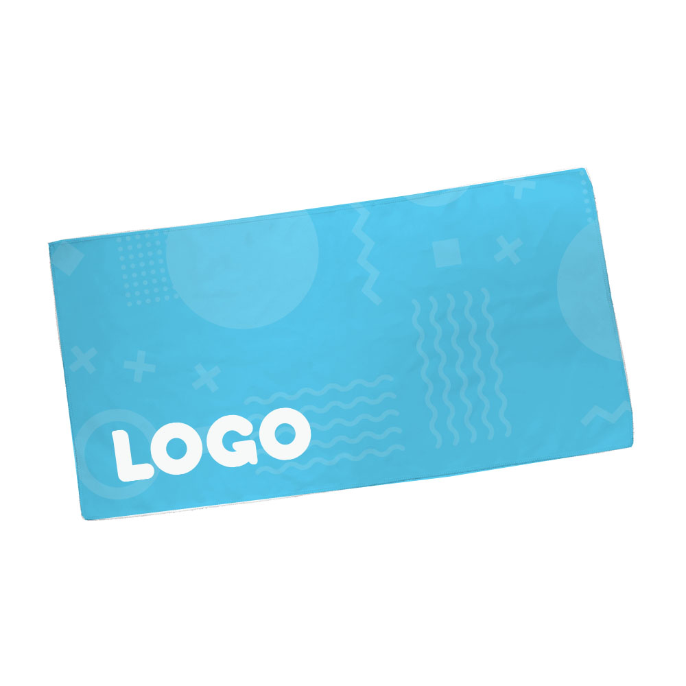 134861 radiant cooling towel full color digital imprint