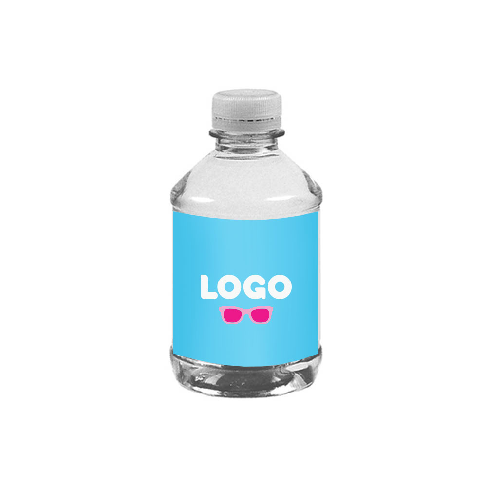 134791 8 oz personal water bottle full color digital label