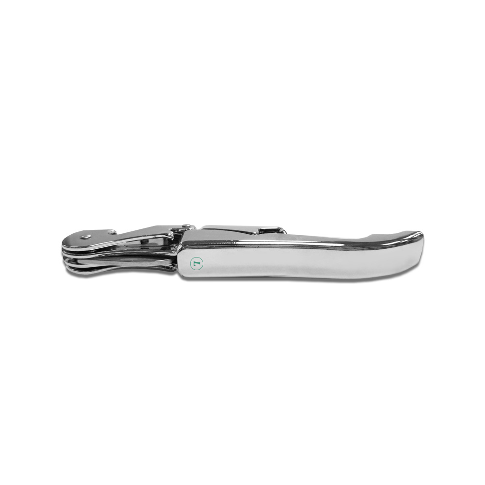 163702 chrome stainless steel corkscrew one color one location imprint