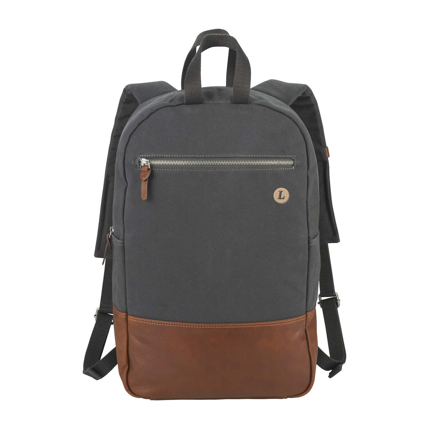 167088 slim computer backpack one location embroidery up to 4k stitches