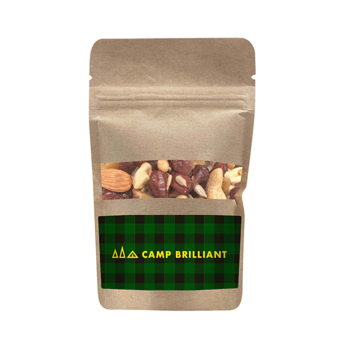 229554 kraft trail mix pouch full color digital label