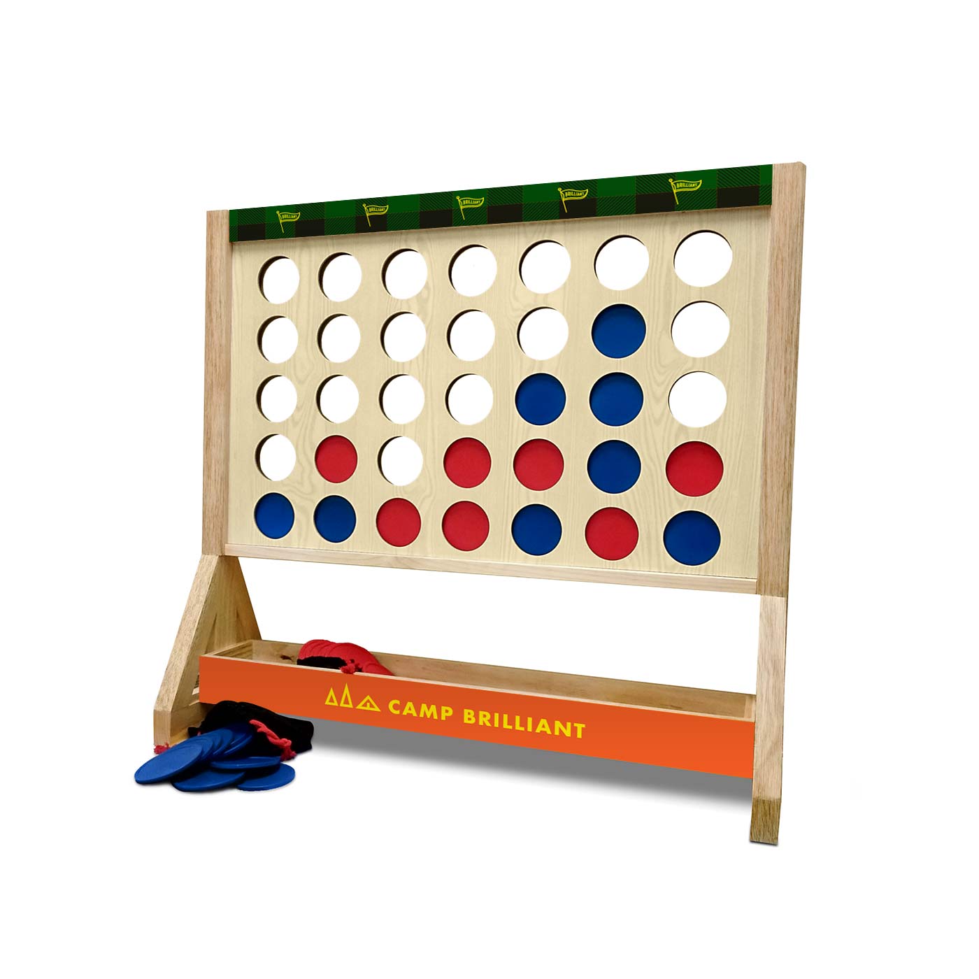 229141 giant connect four full color decals on the front and side