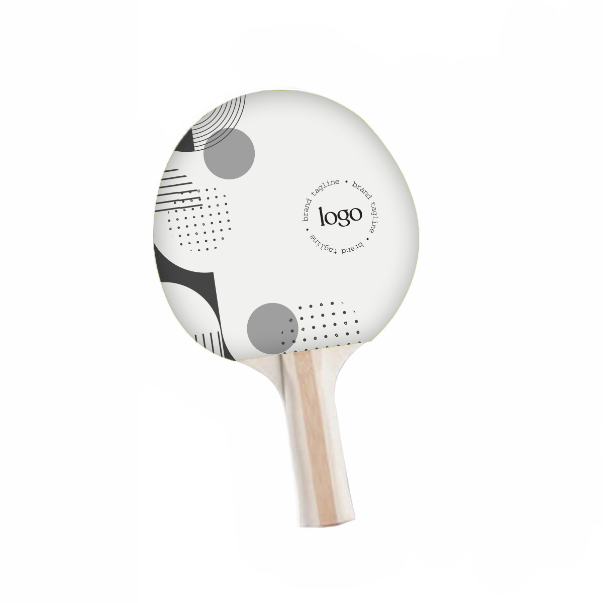 243698 premium ping pong paddle full color one side