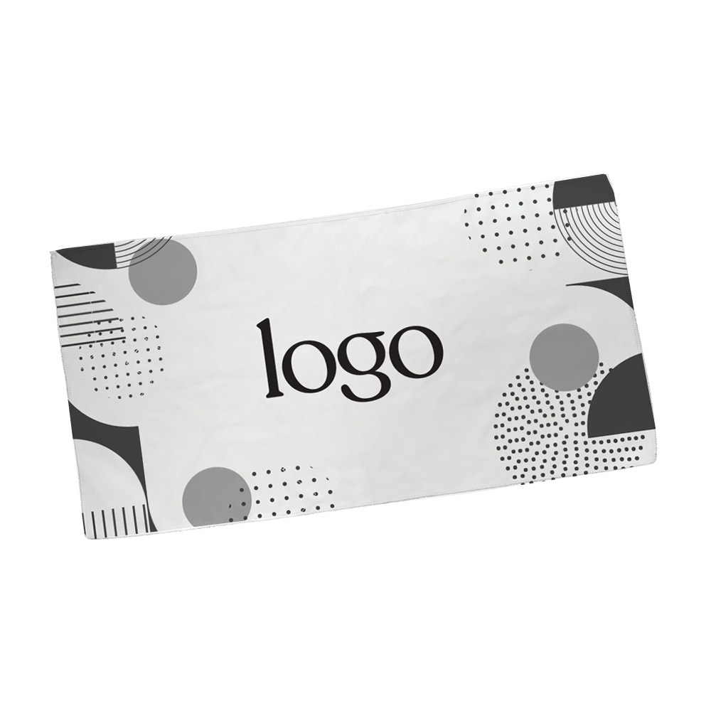 243014 radiant cooling towel full color digital imprint