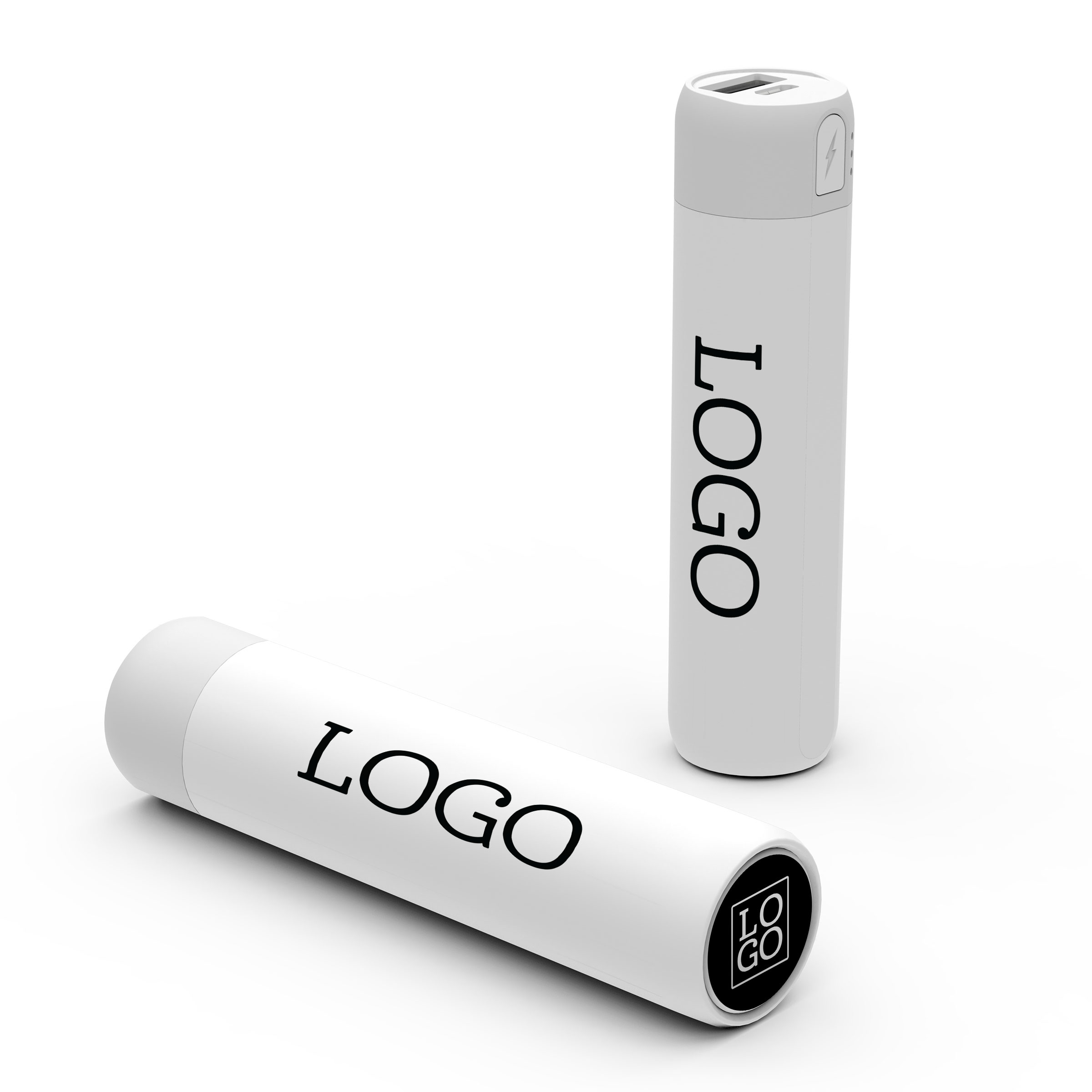 250840 capsule power charger full color imprint on body end cap