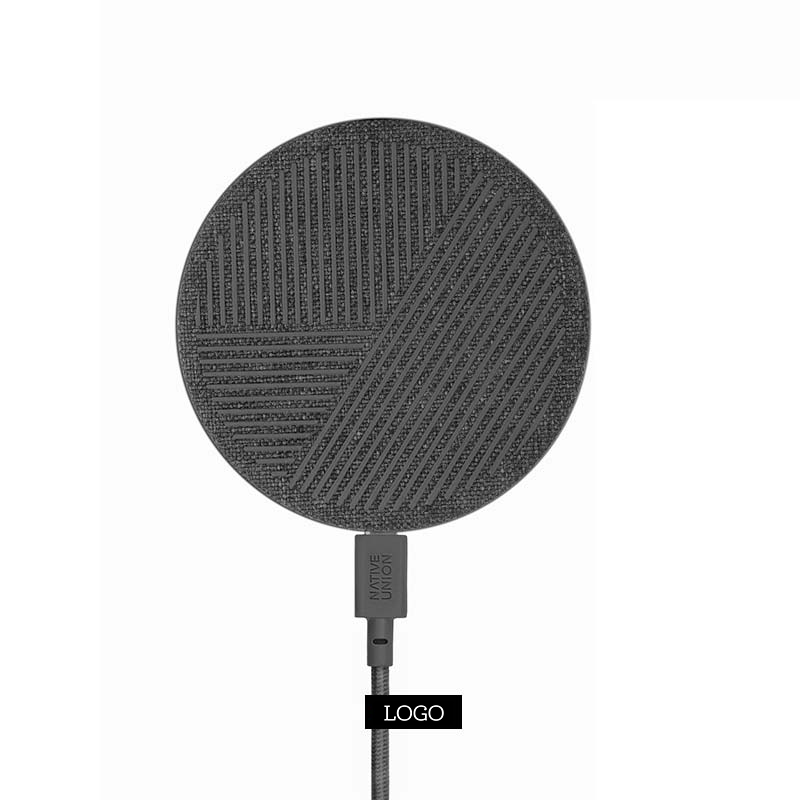 250761 drop wireless charger with woven label