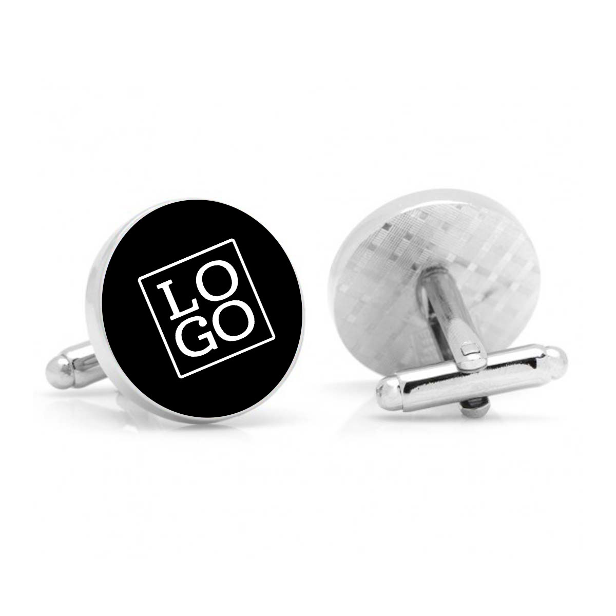 250788 cufflinks three color enamel fill