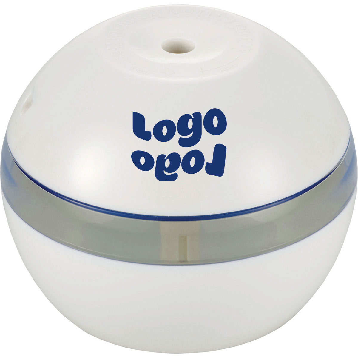 268055 desk humidifier one color only one location imprint