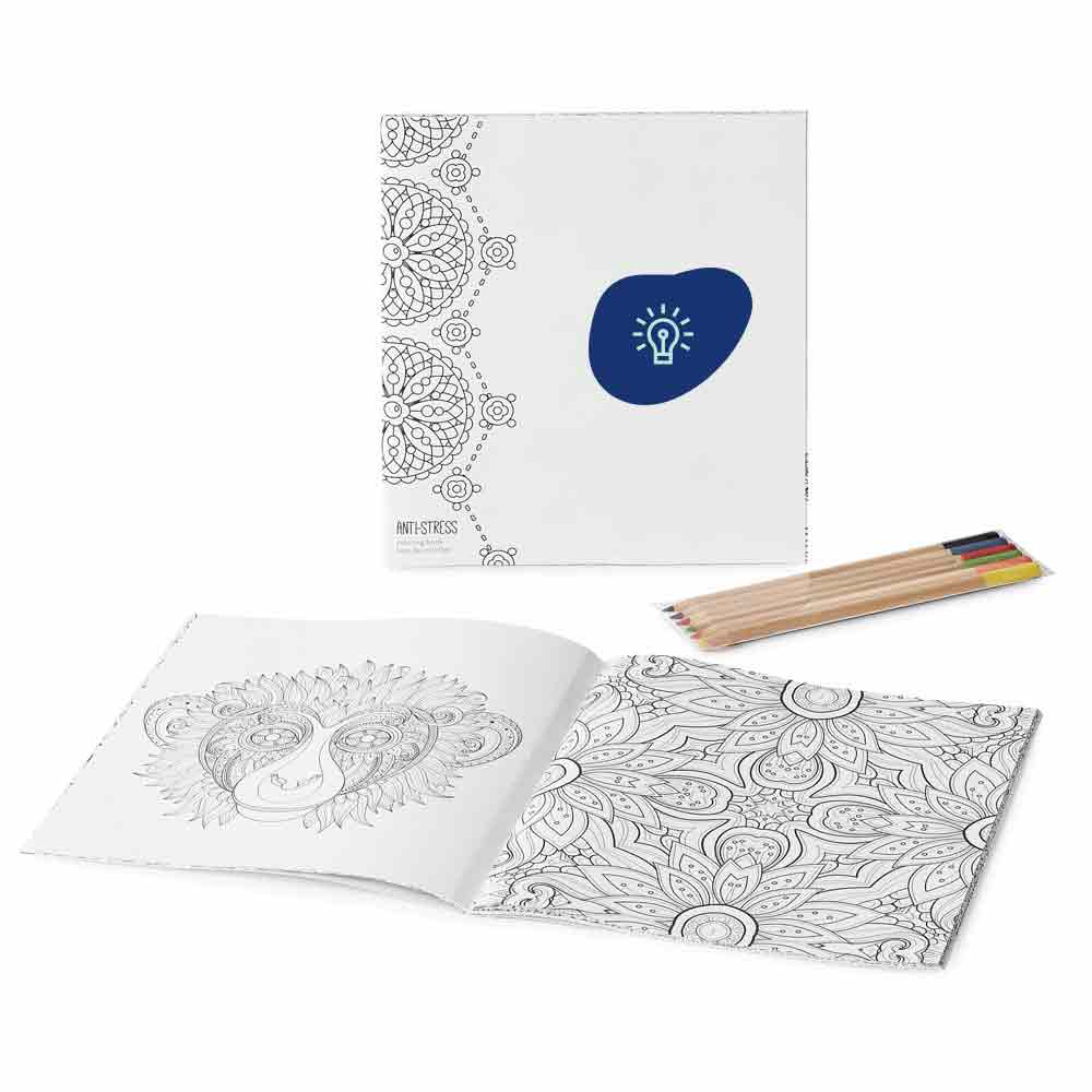 269174 tranquil coloring book set full color imprint one location