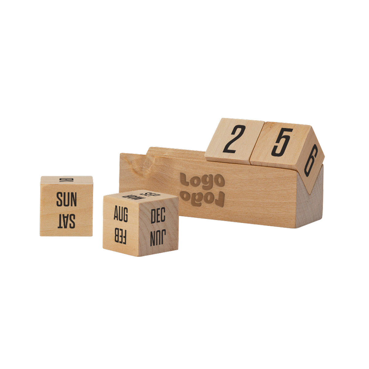 269184 wooden perpetual calendar one location laser engraved