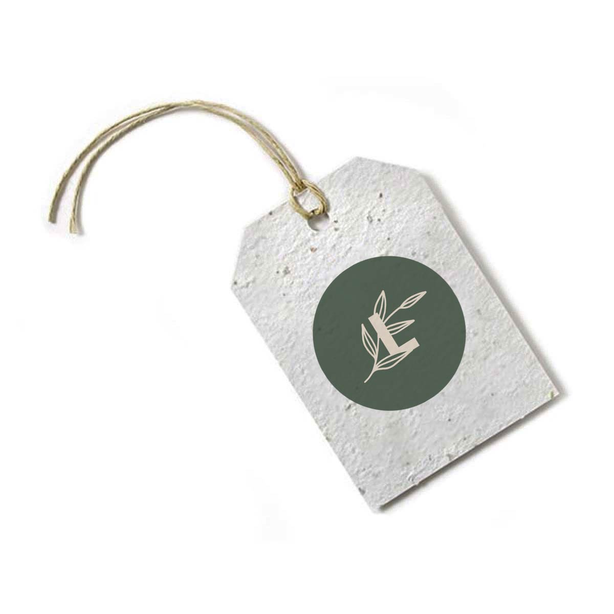 287071 seed paper tag 1 side imprint full color