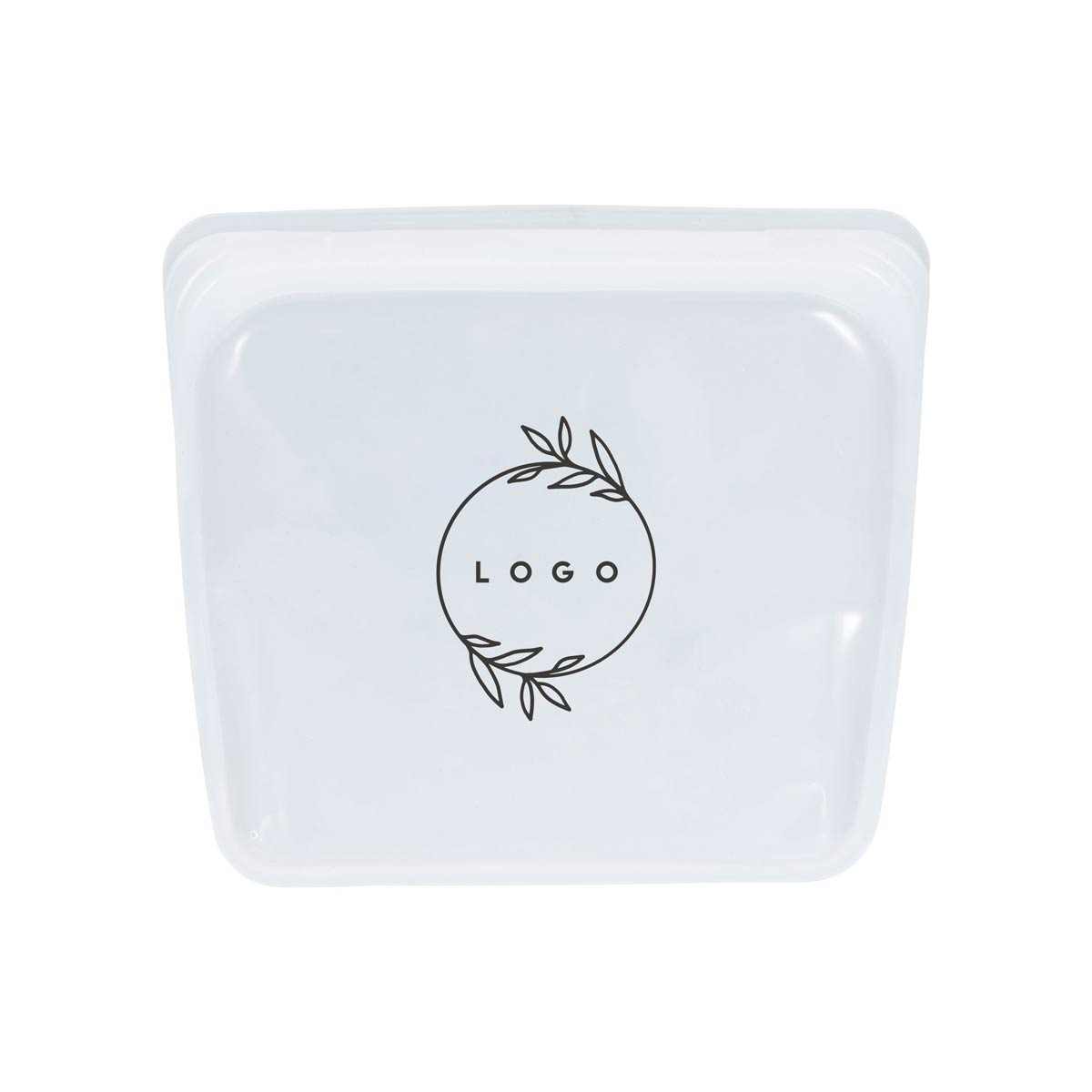 287586 reusable food storage bag one color one location silkscreen