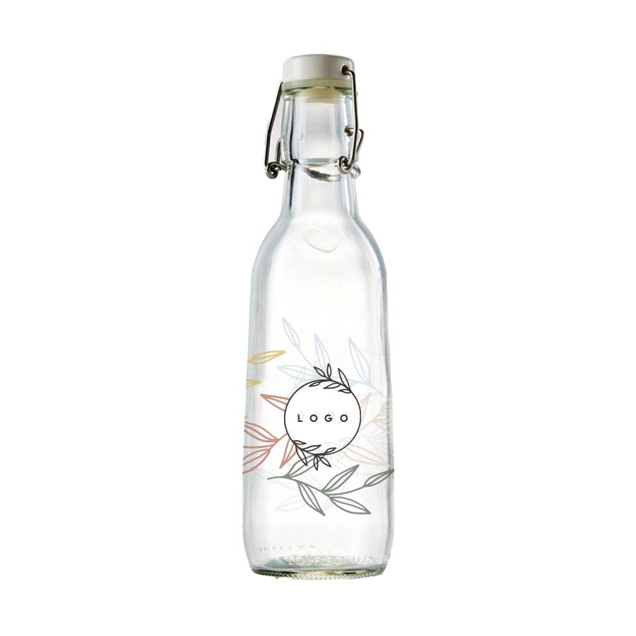 287720 glass love bottle full color digital print one side
