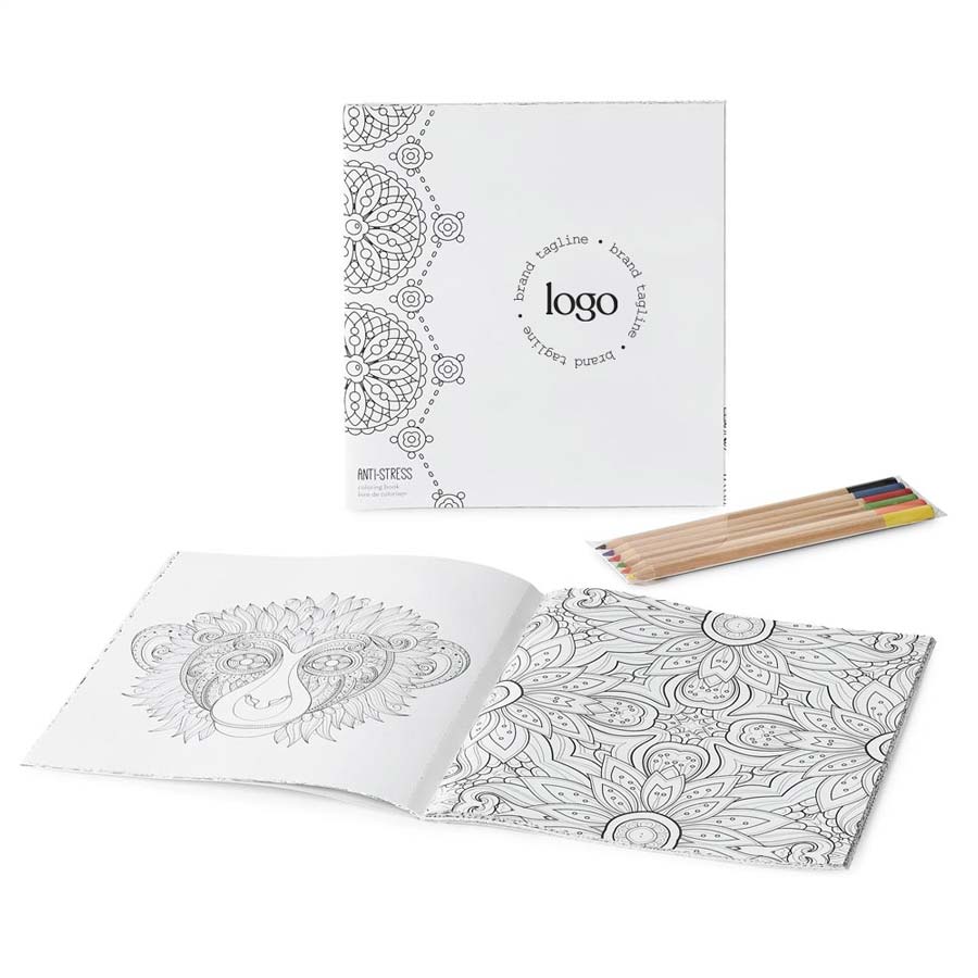 298665 tranquil coloring book set full color imprint one location