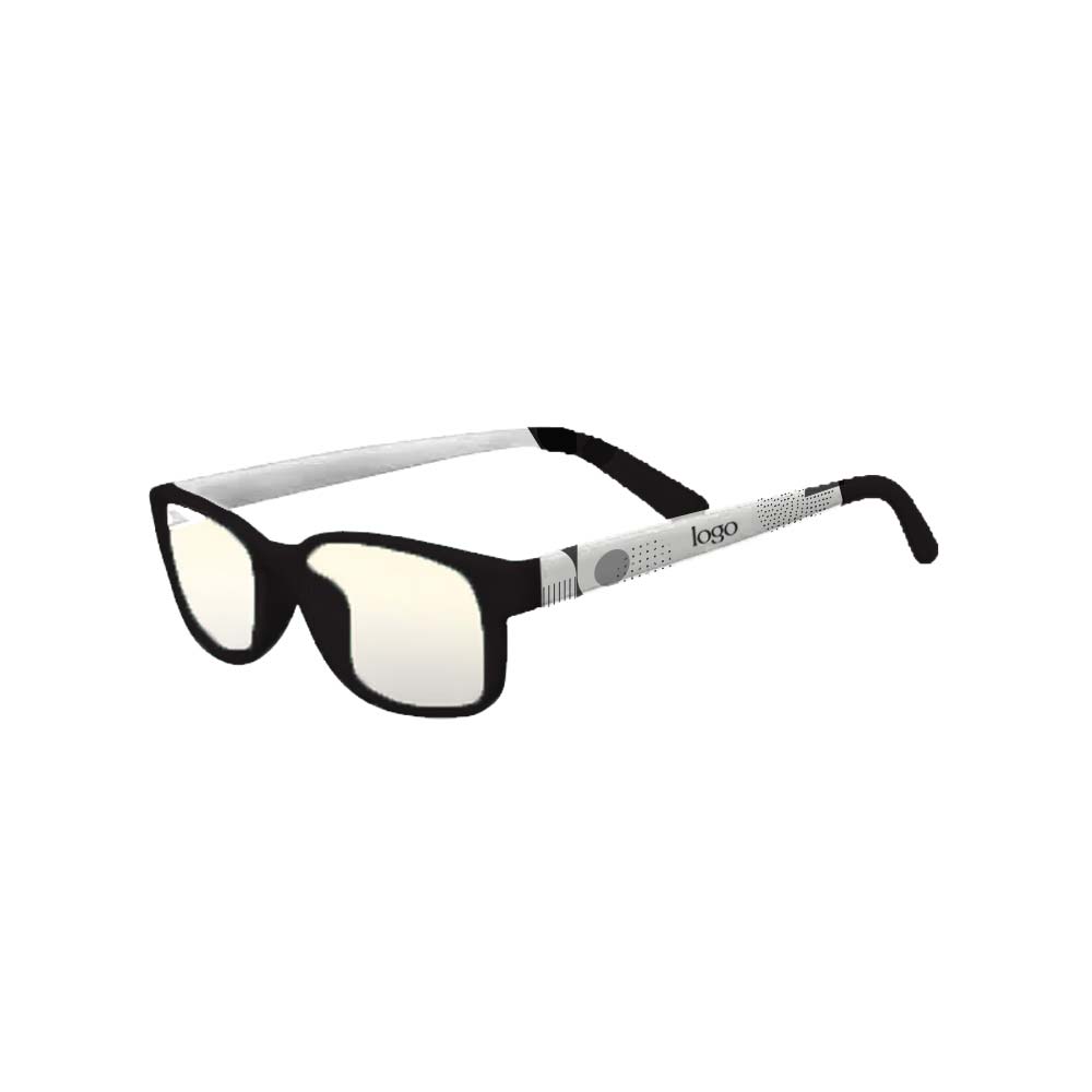 298529 custom blue light glasses pms matched frames up to 3 color screen print on arms
