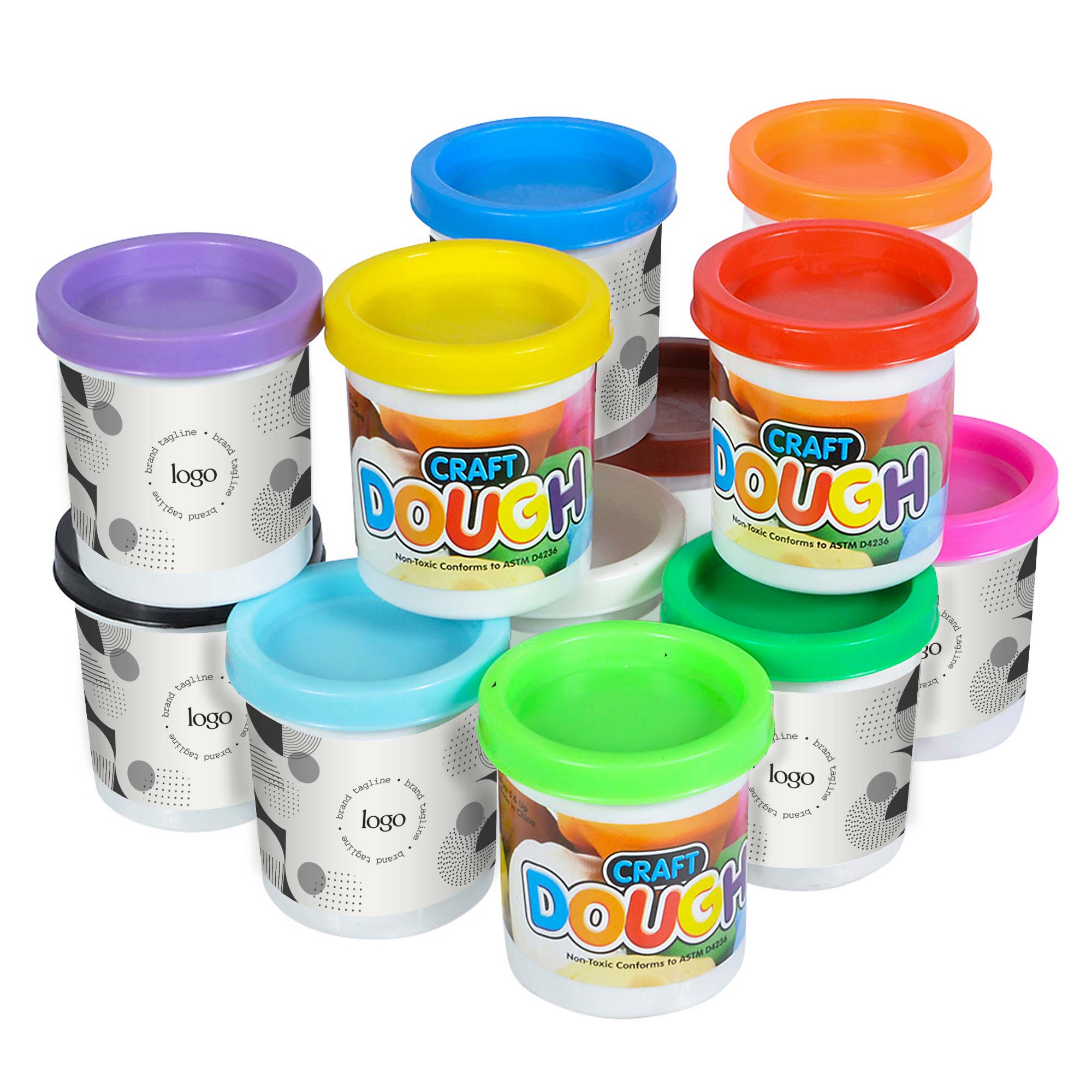 302338 create dough full color label 2 5 x 1 5