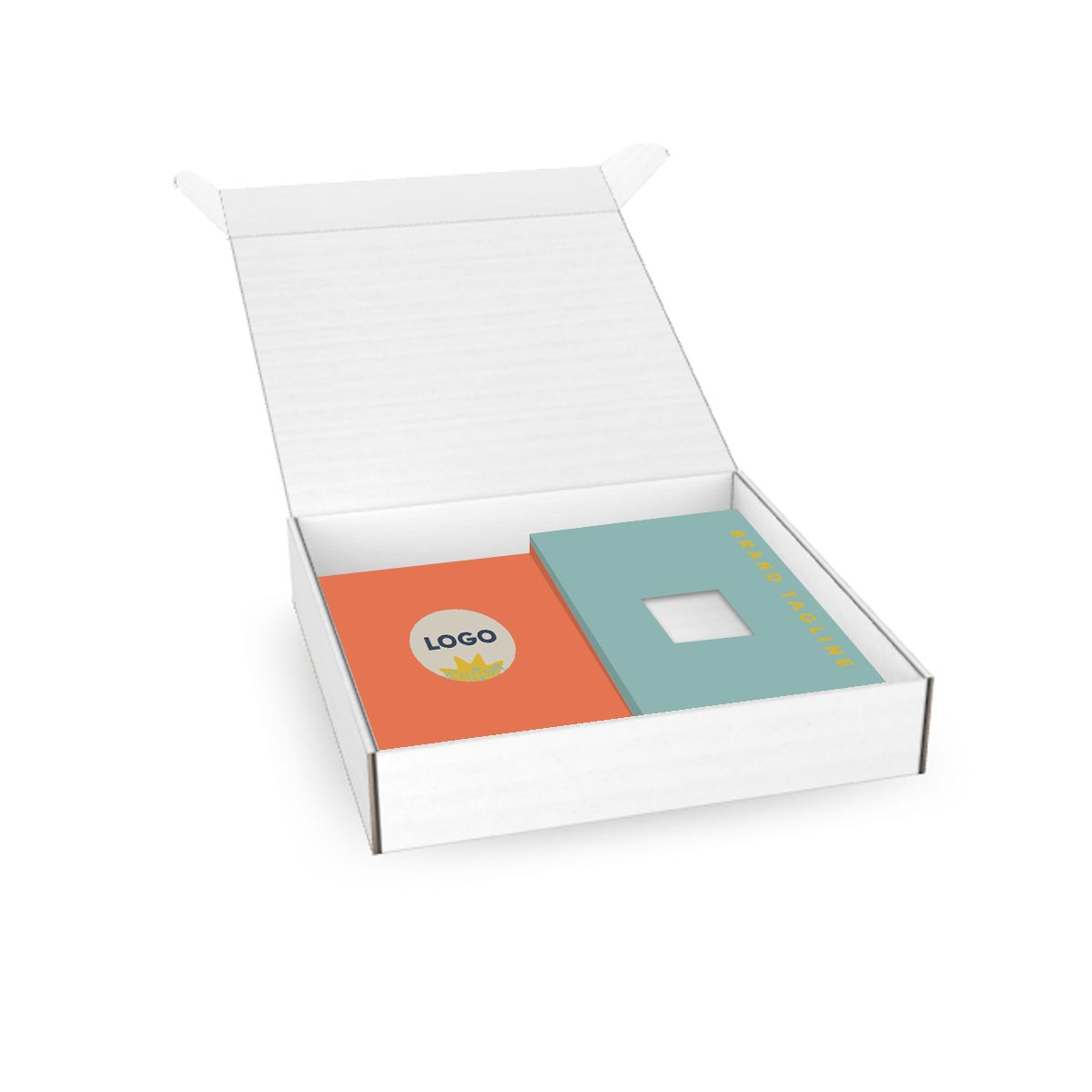 313741 custom corrugated box insert full color