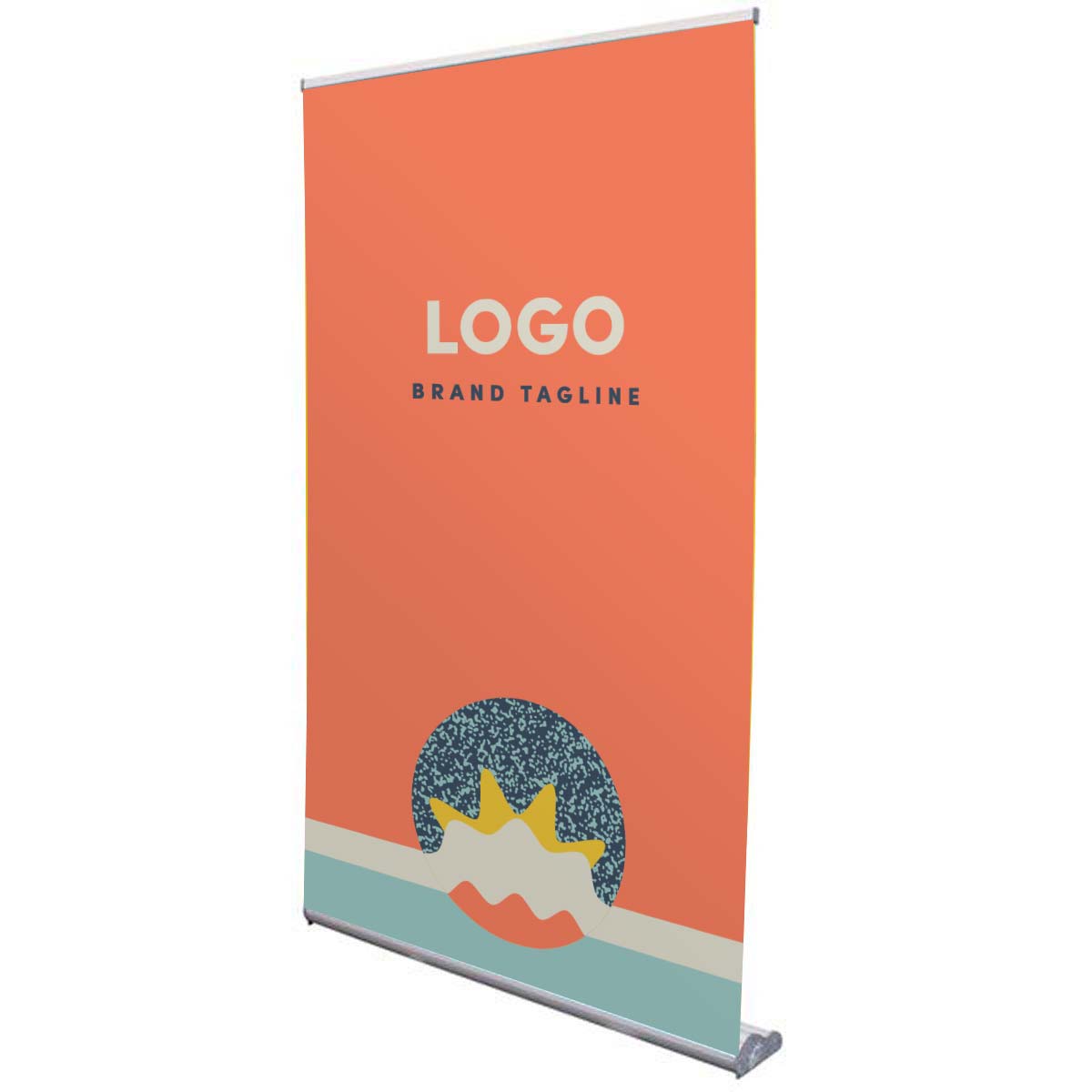 313885 48 retractor banner full color banner one side