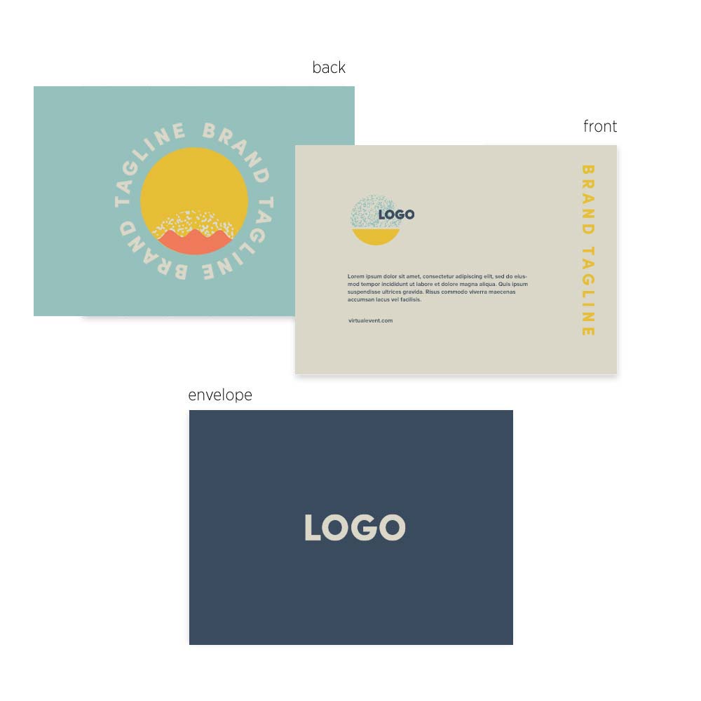 314122 soft touch note card 5 x 7 full color digital imprint both sides