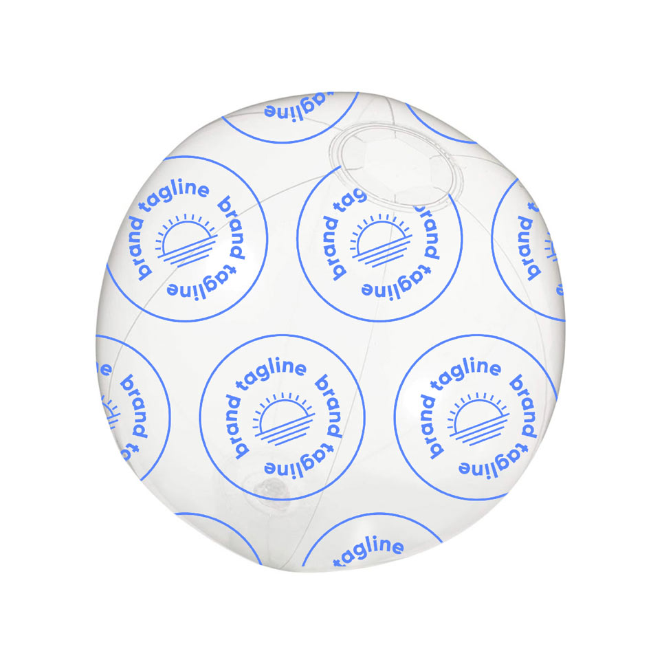 317784 6 custom beach ball one color pattern