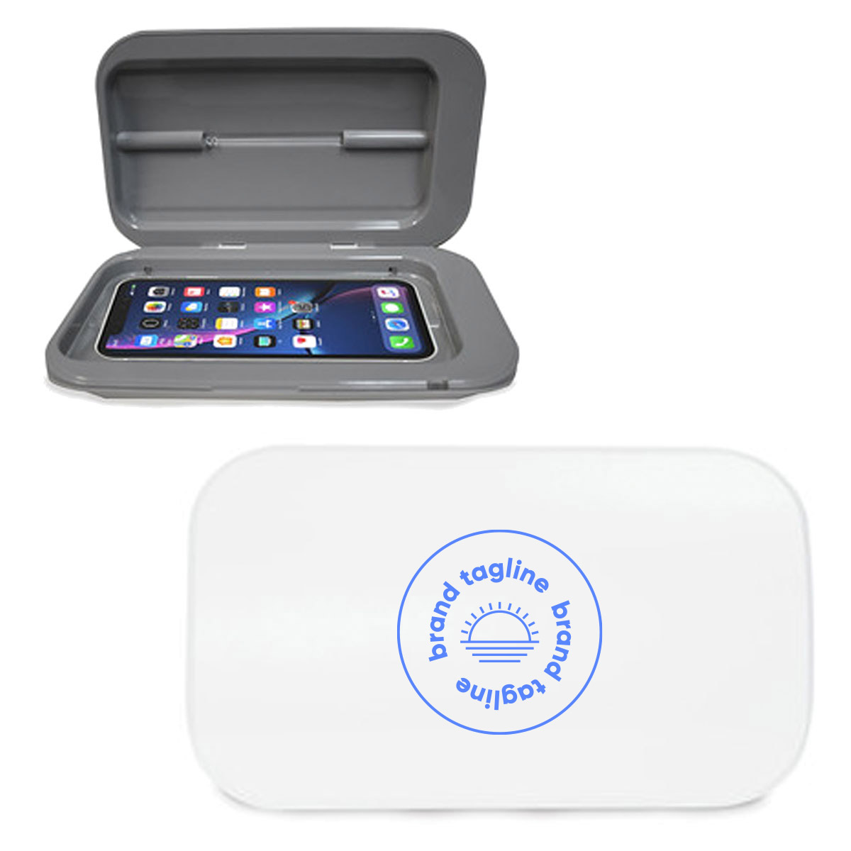318043 fresh uv sanitizer box one color imprint one location