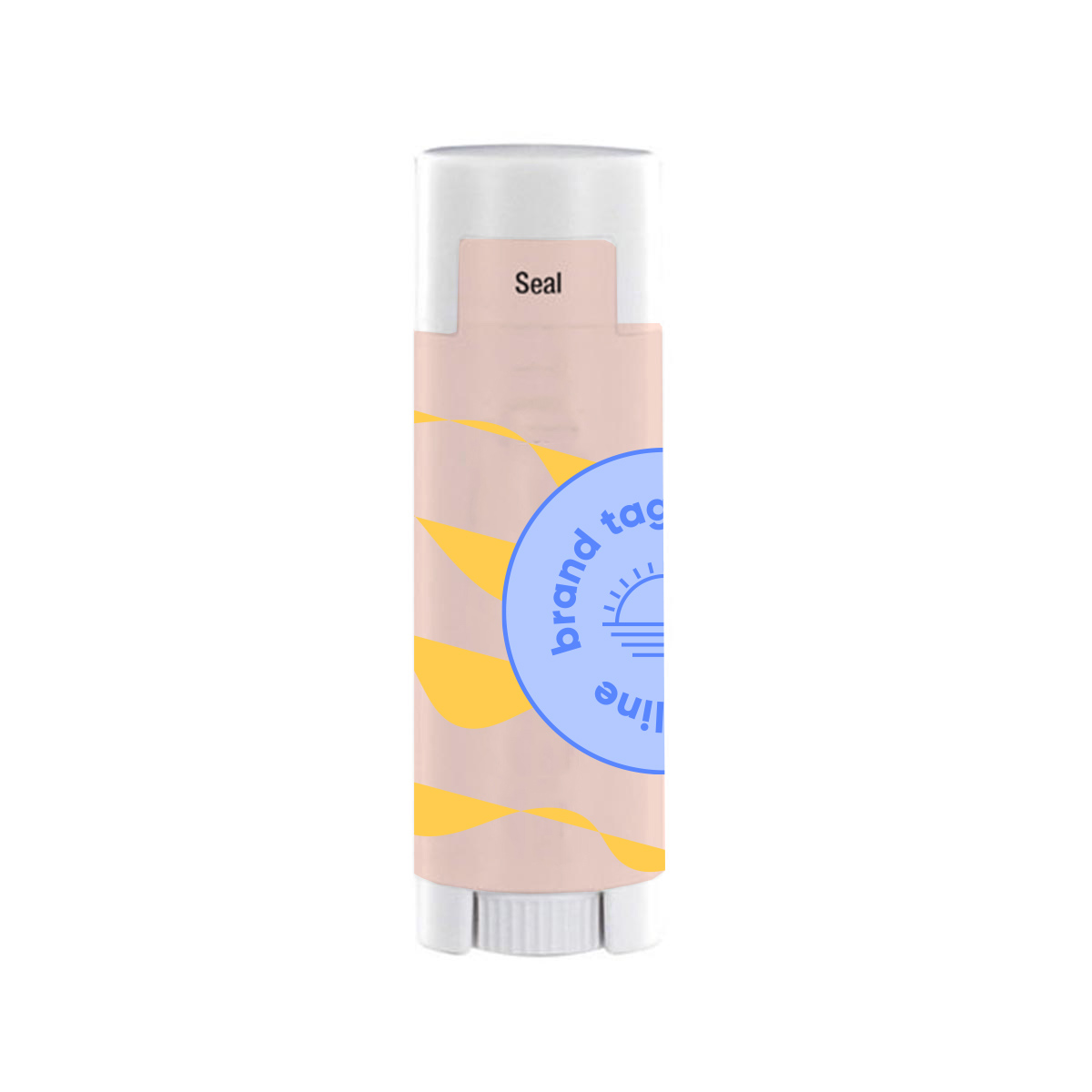 317634 spf 15 oval lip balm full color label