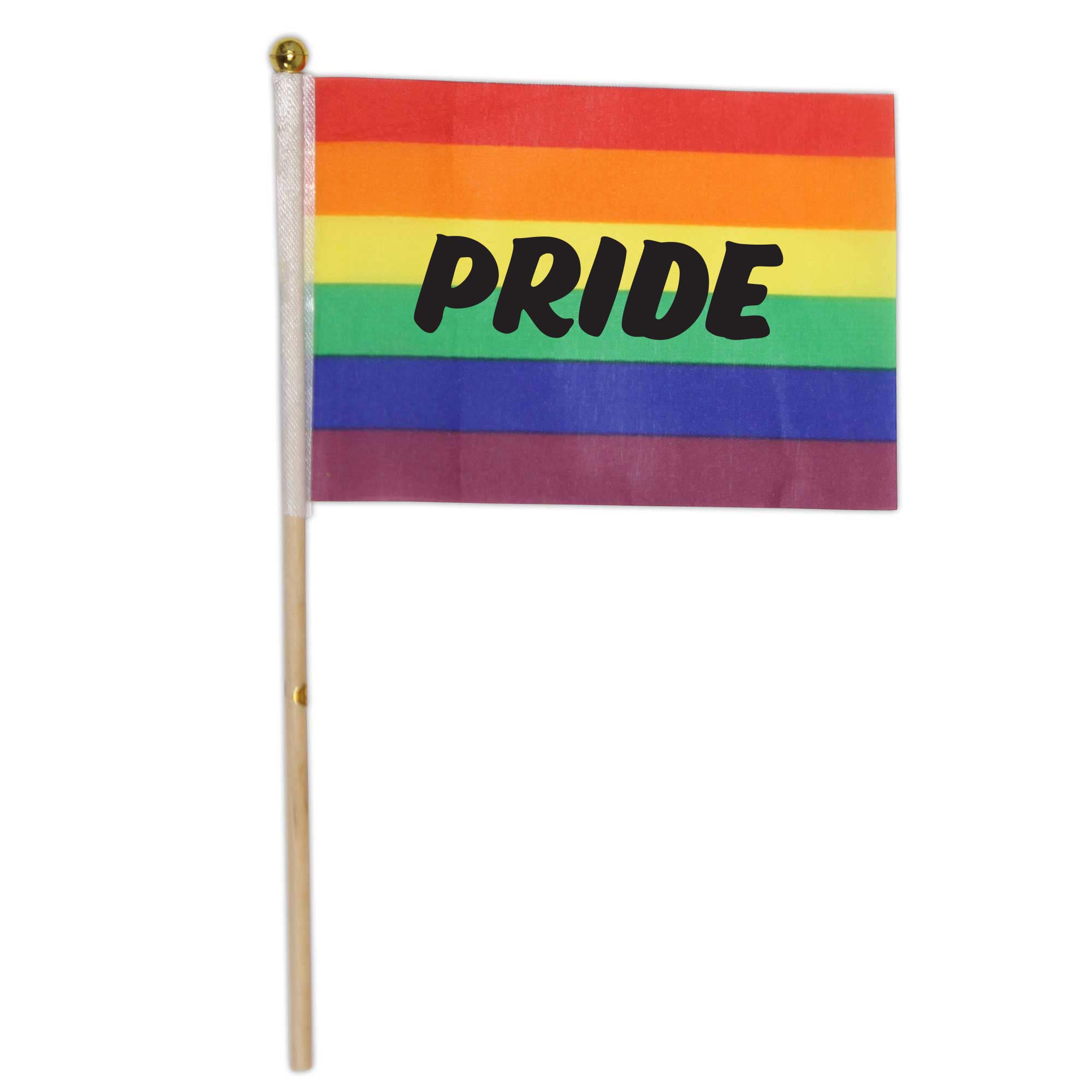 315541 rainbow cloth flag one color one location imprint