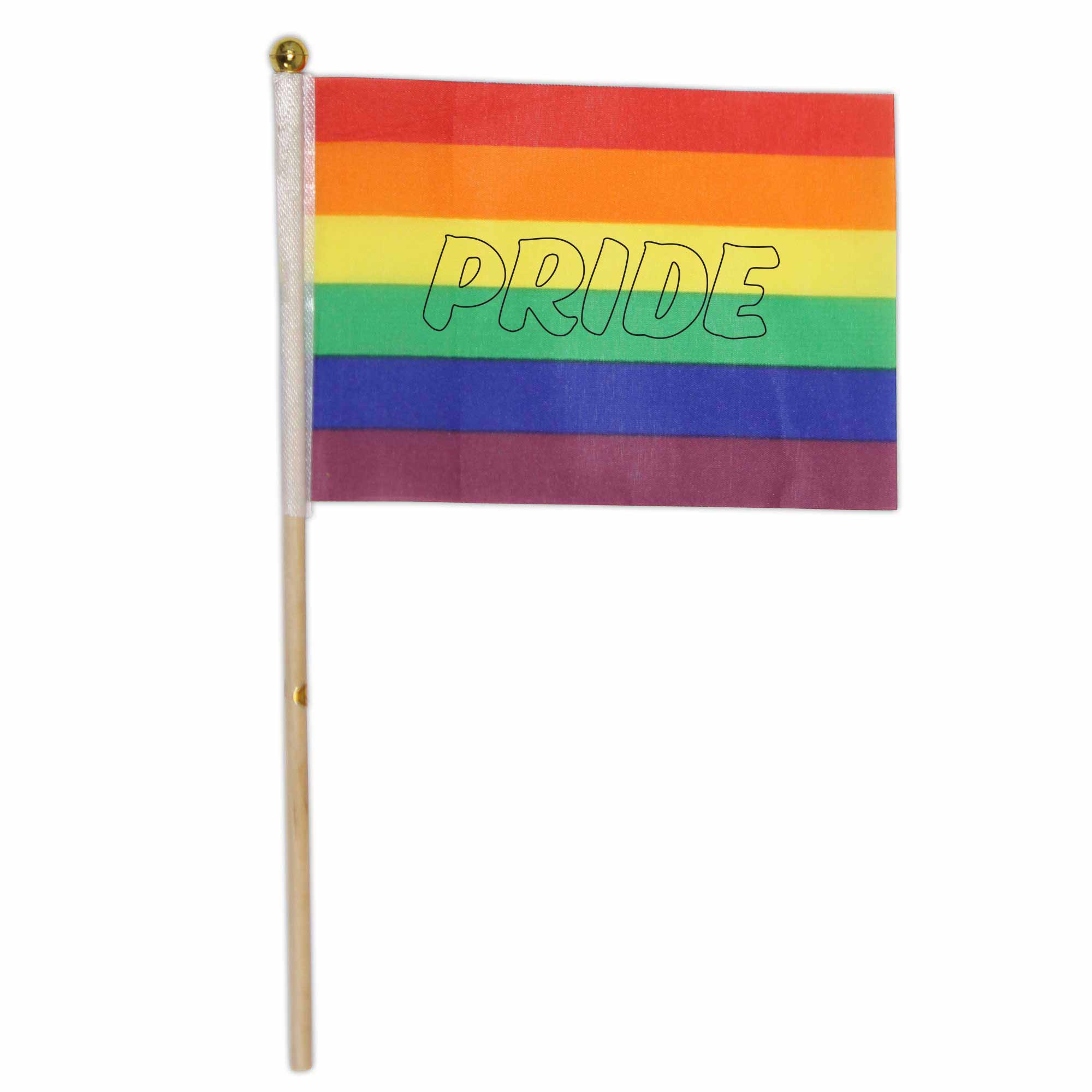 315504 rainbow cloth flag one color one location imprint