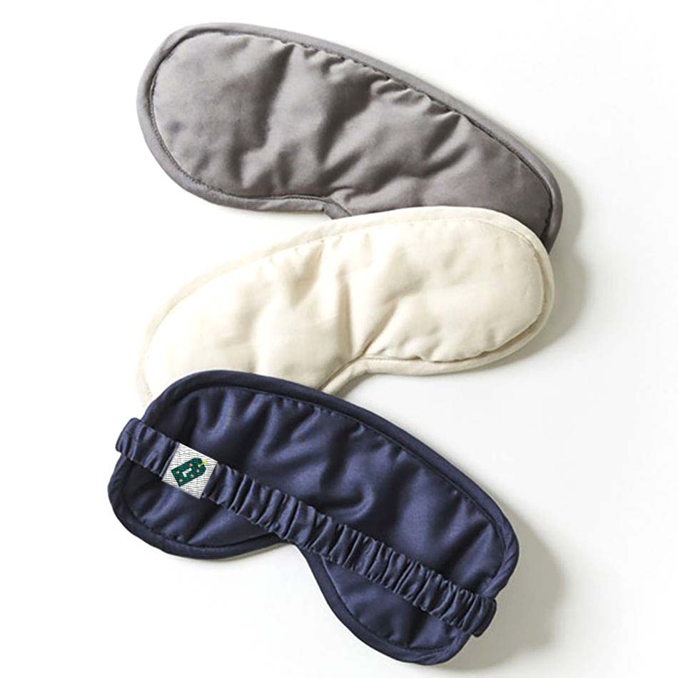 356387 organic sateen eye mask woven label