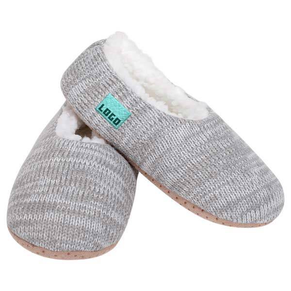 355642 cozy knit slipper sock 1 location woven label up to 5k stitches