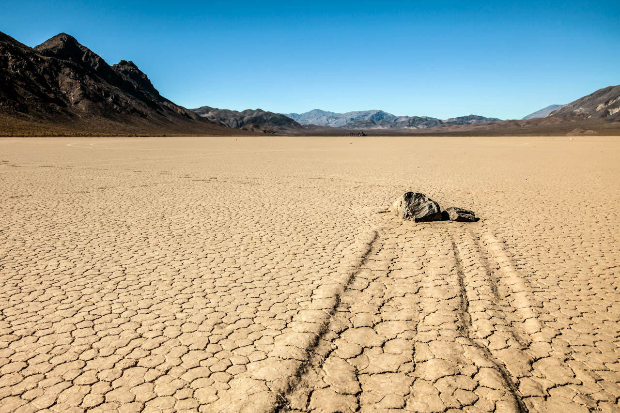 Death Valley National Park California Racetrack Playa Racing Rocks