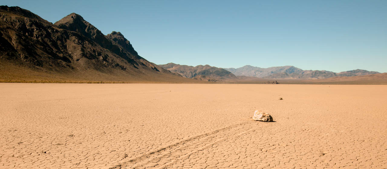 Death Valley National Park California Racetrack Playa Racing Rocks