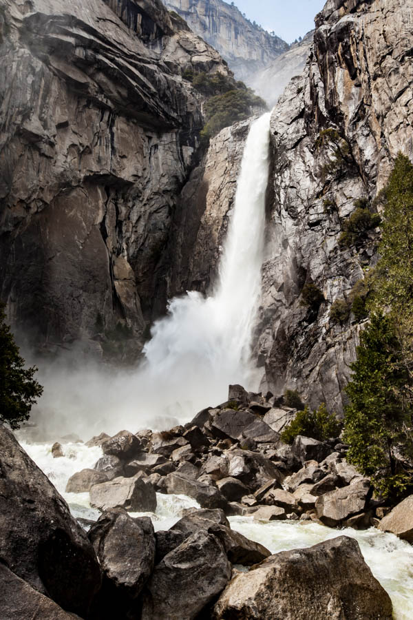 Lower Yosemite Fall - My Favorite Hike at Yosemite National Park - How to Photograph Silky Waterfalls #vezzaniphotography