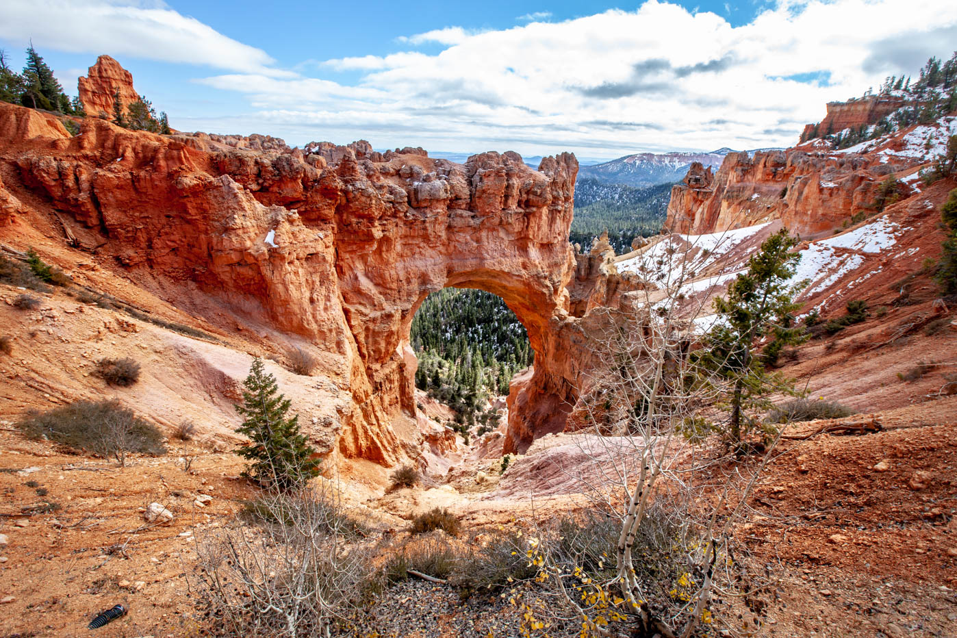 18-Mile Scenic Drive Natural Bridge Overlook at Bryce Canyon National Park #vezzaniphotography