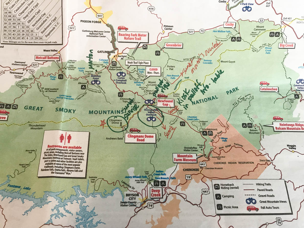 Sugarlands Visitor Center - Must See Locations Along Newfound Gap Road at Great Smoky Mountains National Park #vezzaniphotography