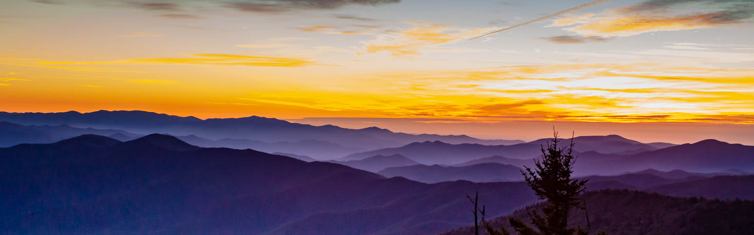Clingmans Dome Sunset at Great Smoky Mountains National Park #vezzaniphotography