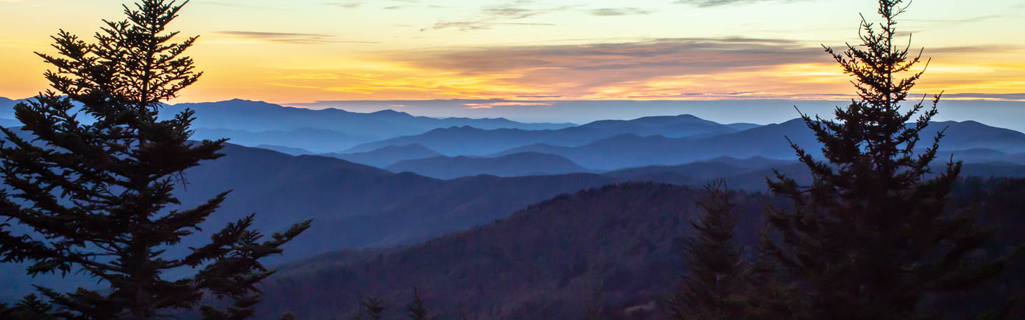 Clingmans Dome Sunset at Great Smoky Mountains National Park #vezzaniphotography