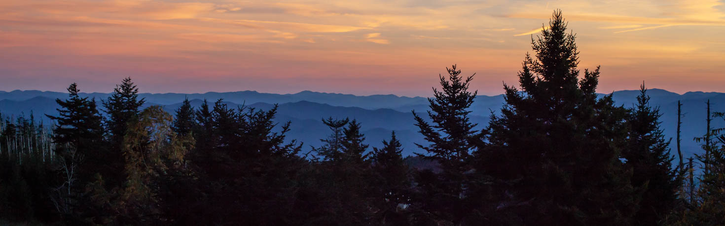 Clingmans Dome Sunset at Great Smoky Mountains National Park #vezzaniphotography