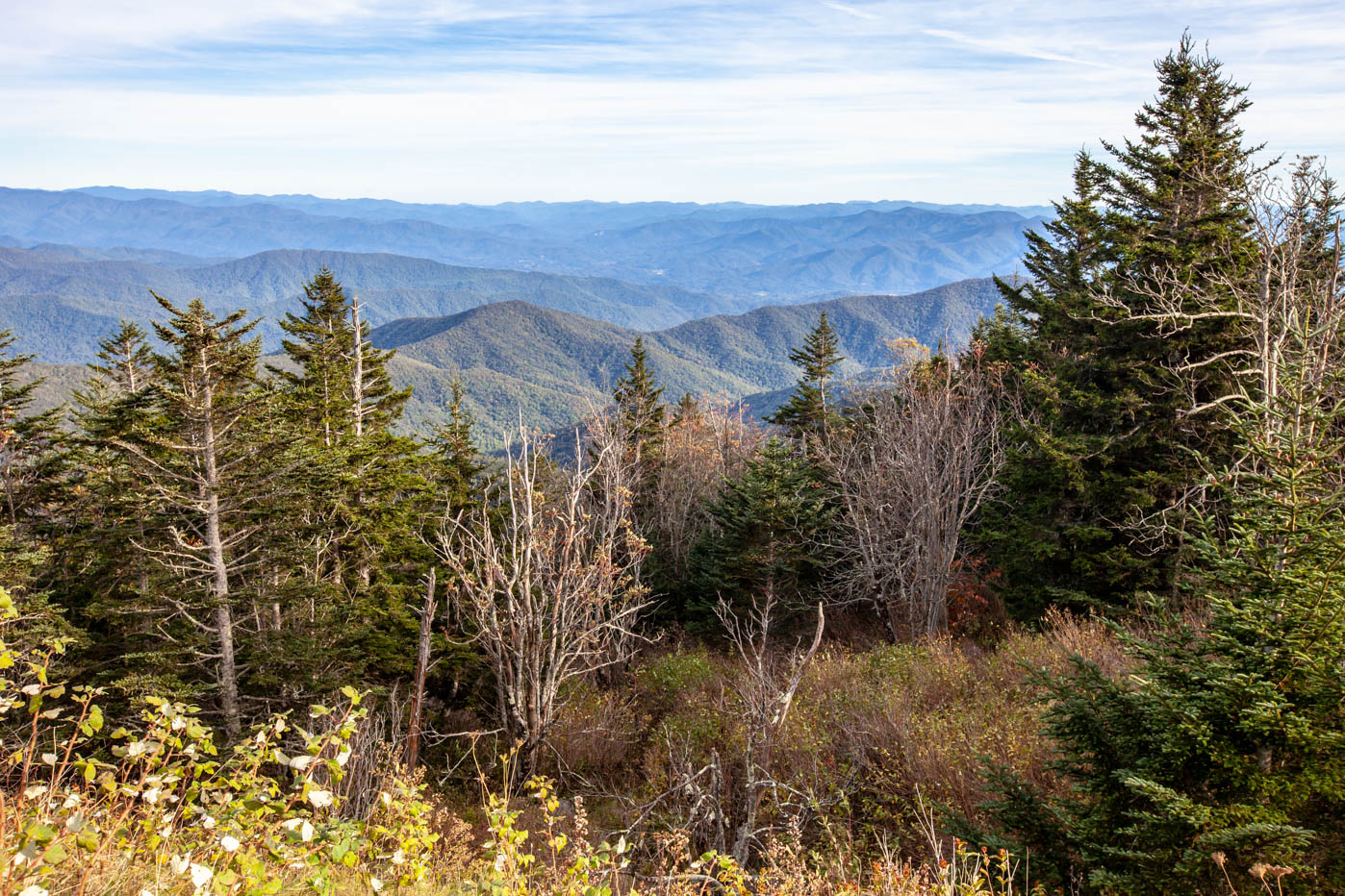 Clingmans Dome Sunset at Great Smoky Mountains National Park #vezzaniphotography