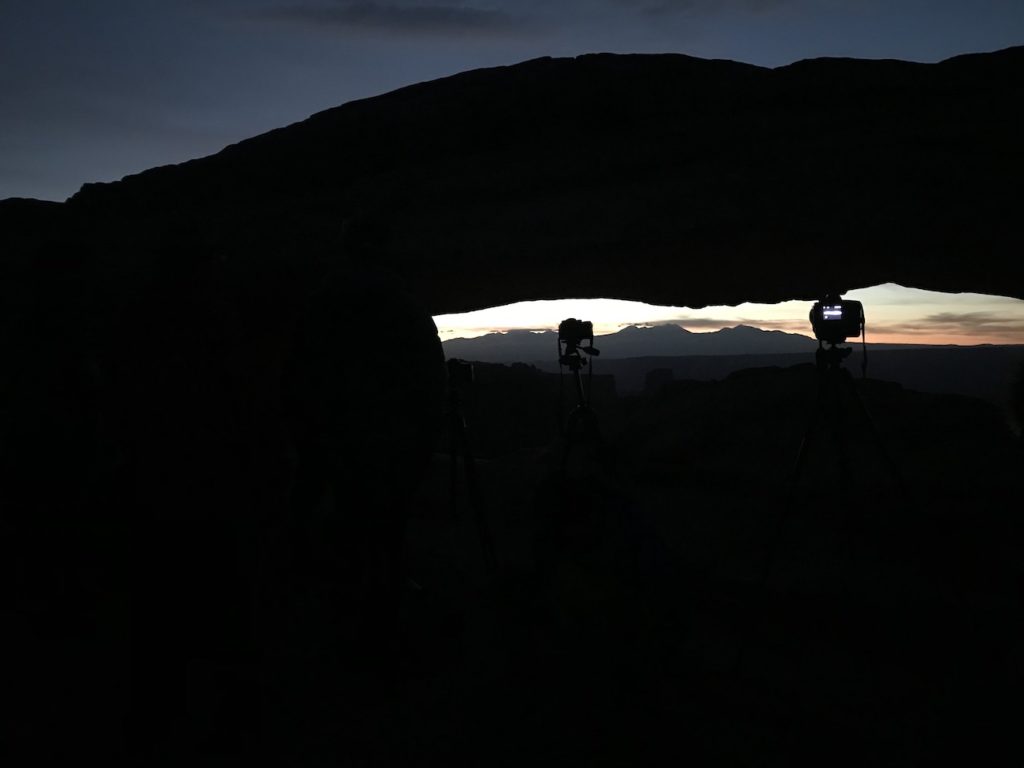 Photographing Mesa Arch at Sunrise in Canyonlands National Park #vezzaniphotography