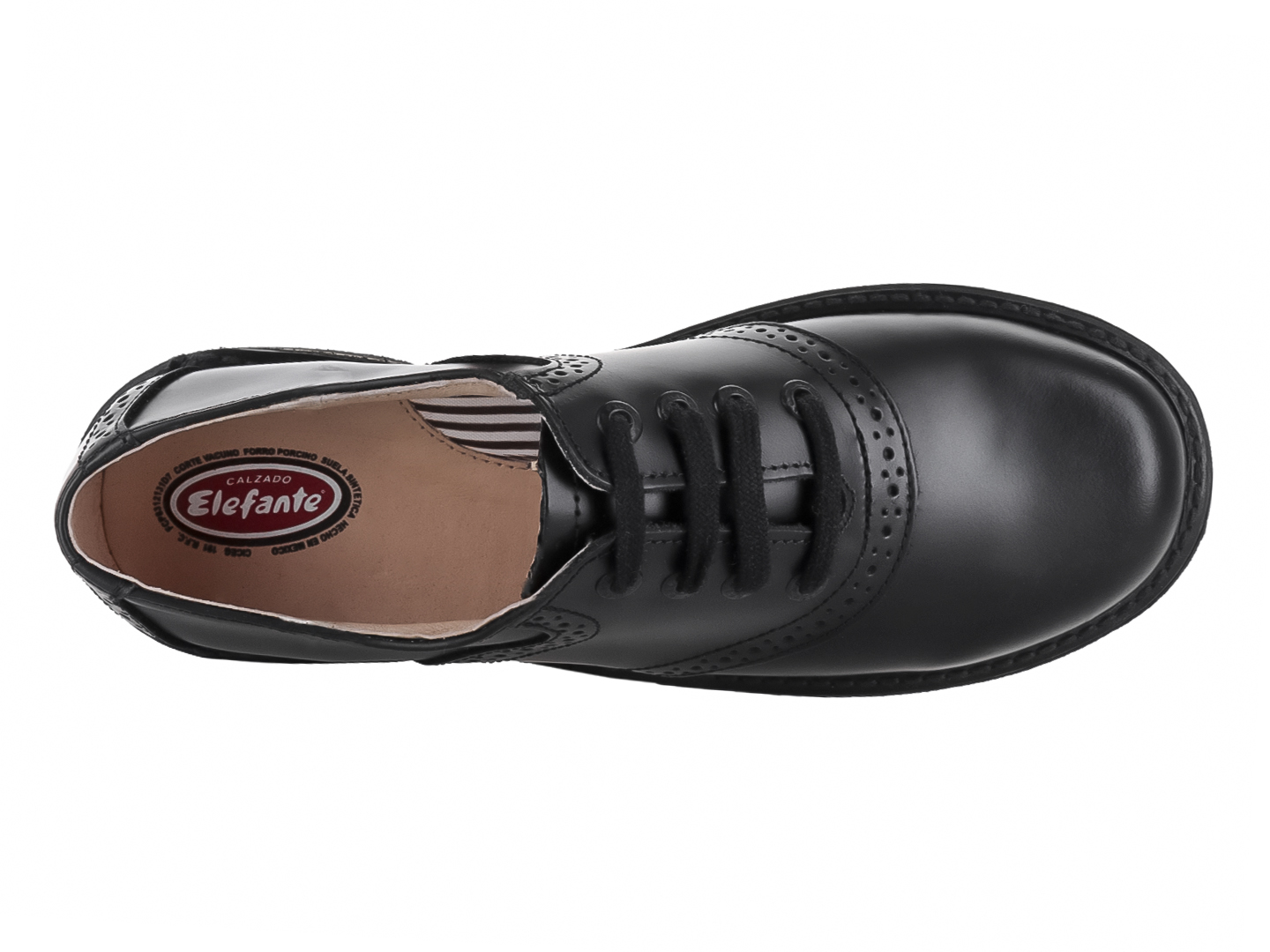 Zapatos Colegiales Elefante Zapatos Escolares Exterior Piel Color