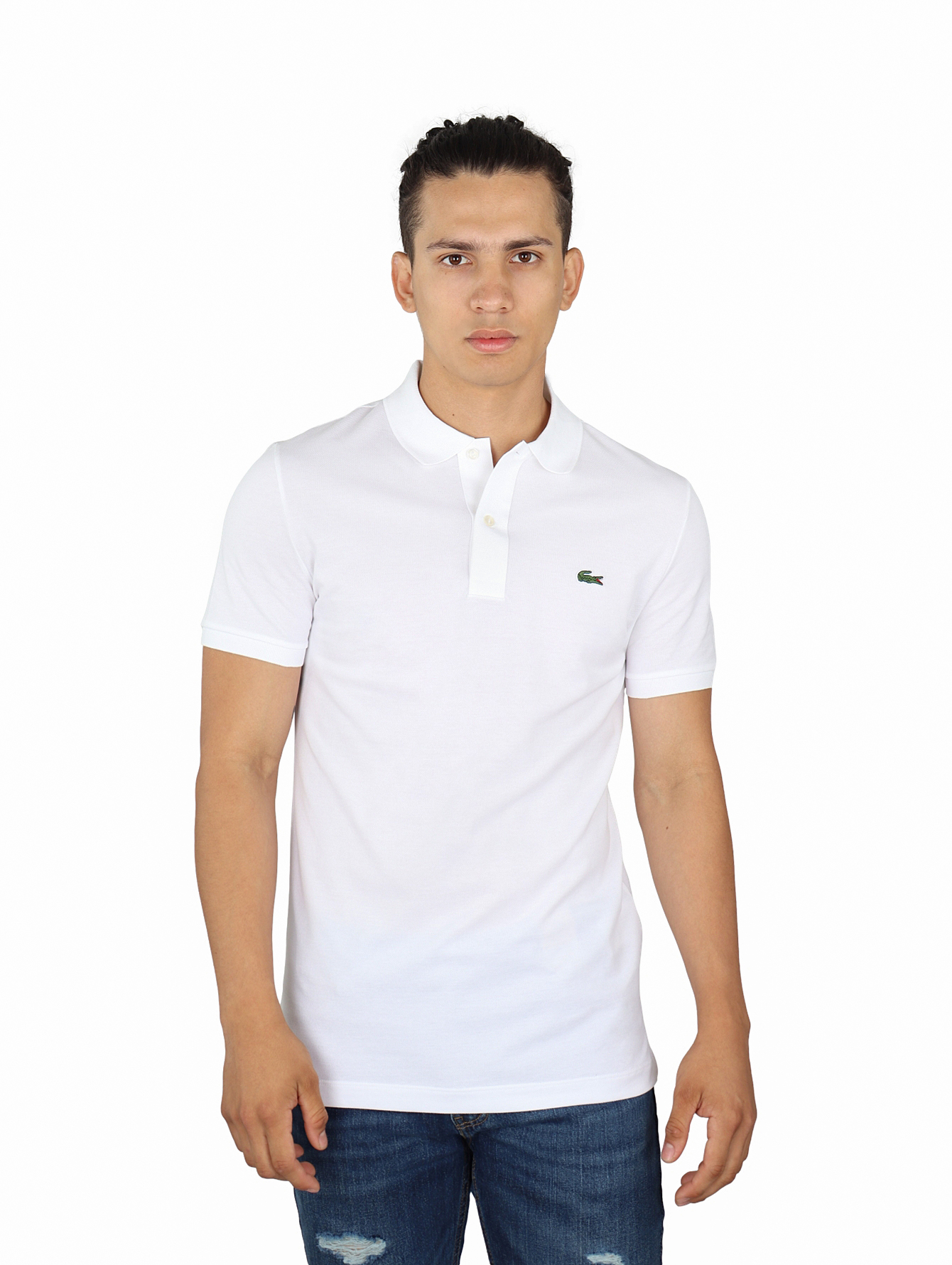 lacoste blancas hombre