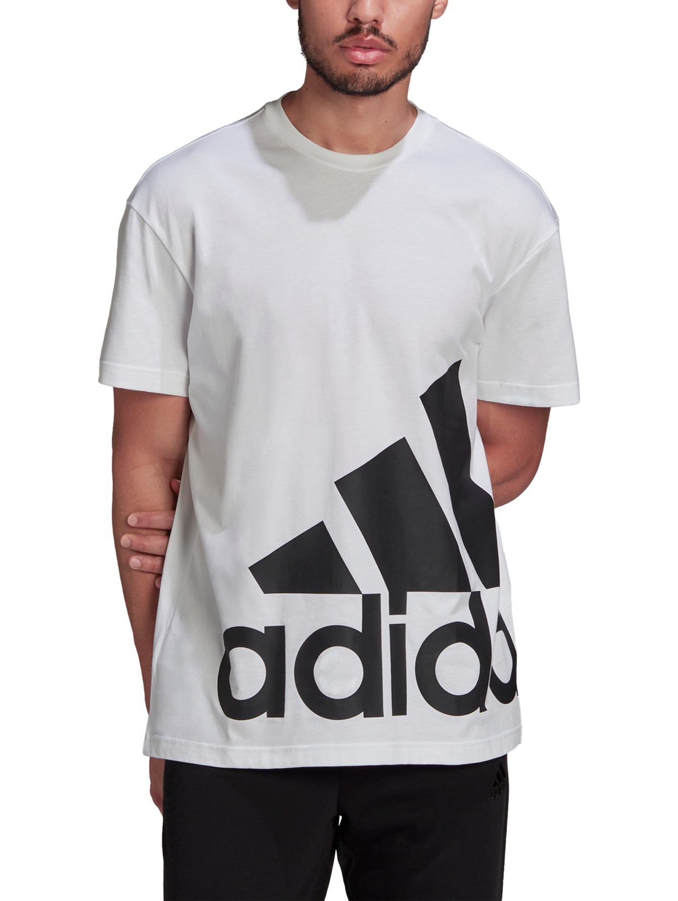 Playera Adidas Essentials Blanco Para Hombre
