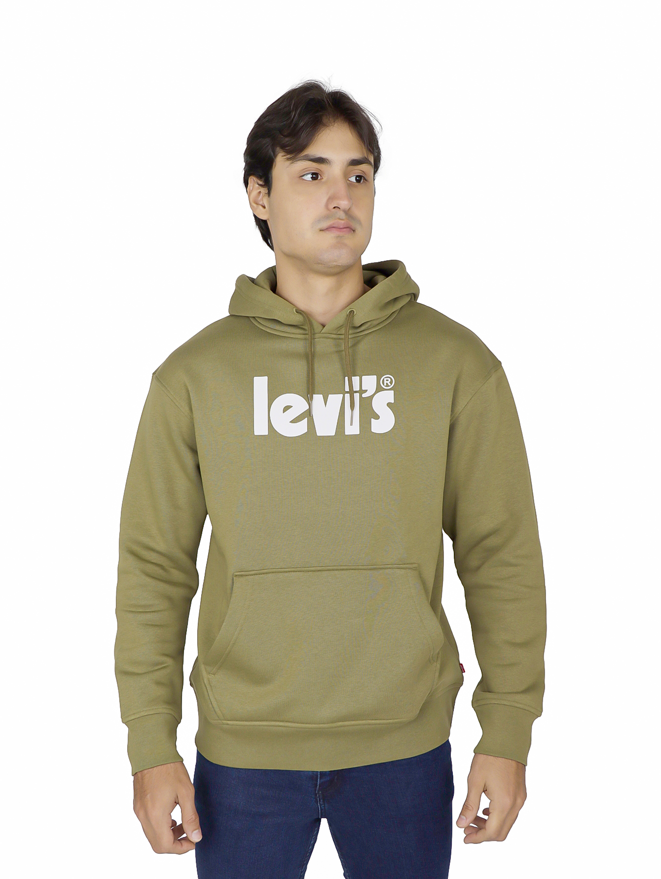 Ropa Sudaderas Levis Para Hombre Sudadera Levi´s Relaxed Verde
