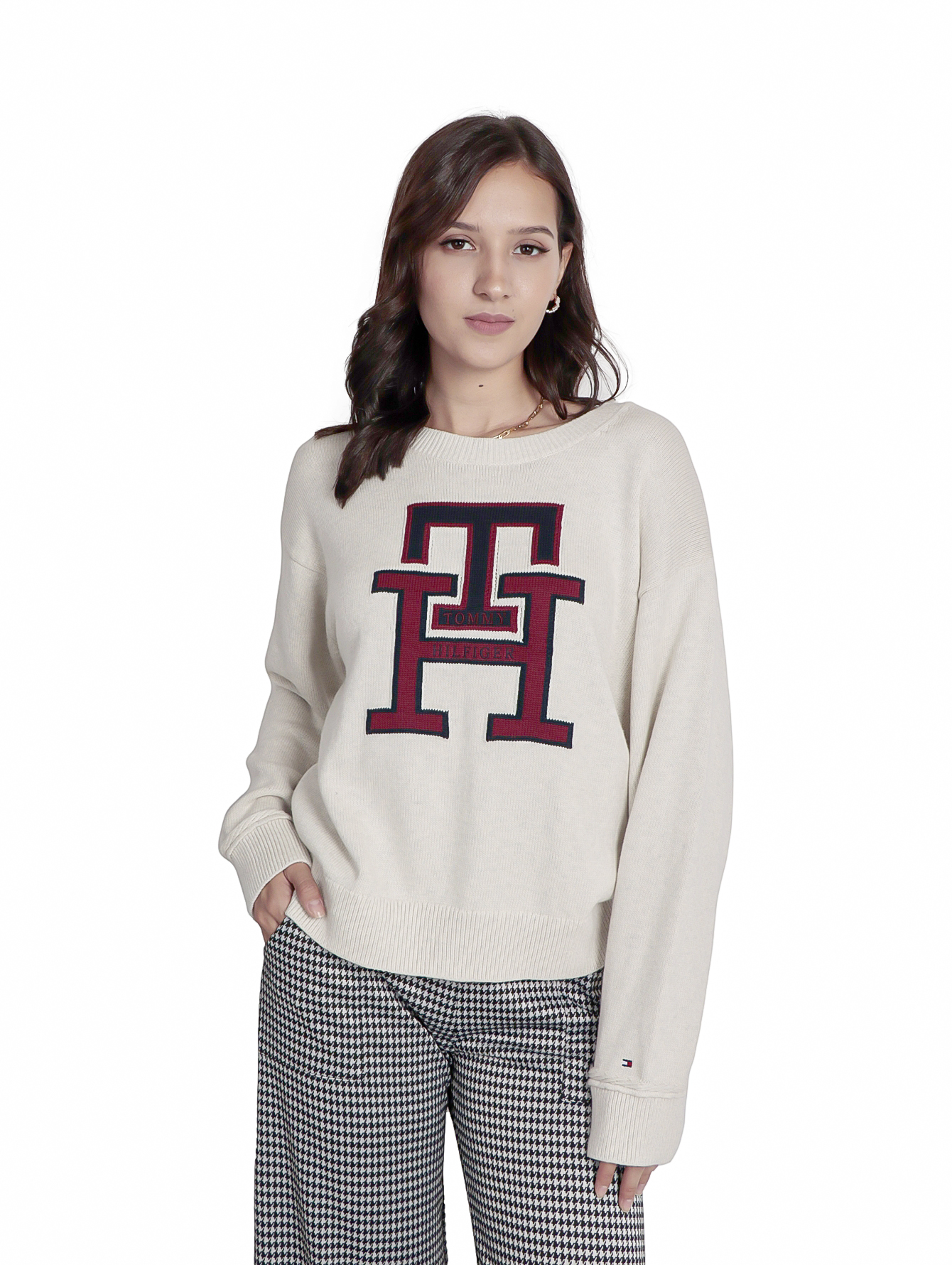 Amazon Sudaderas De Mujer Tommy Hilfiger Gris Precio De Sueter