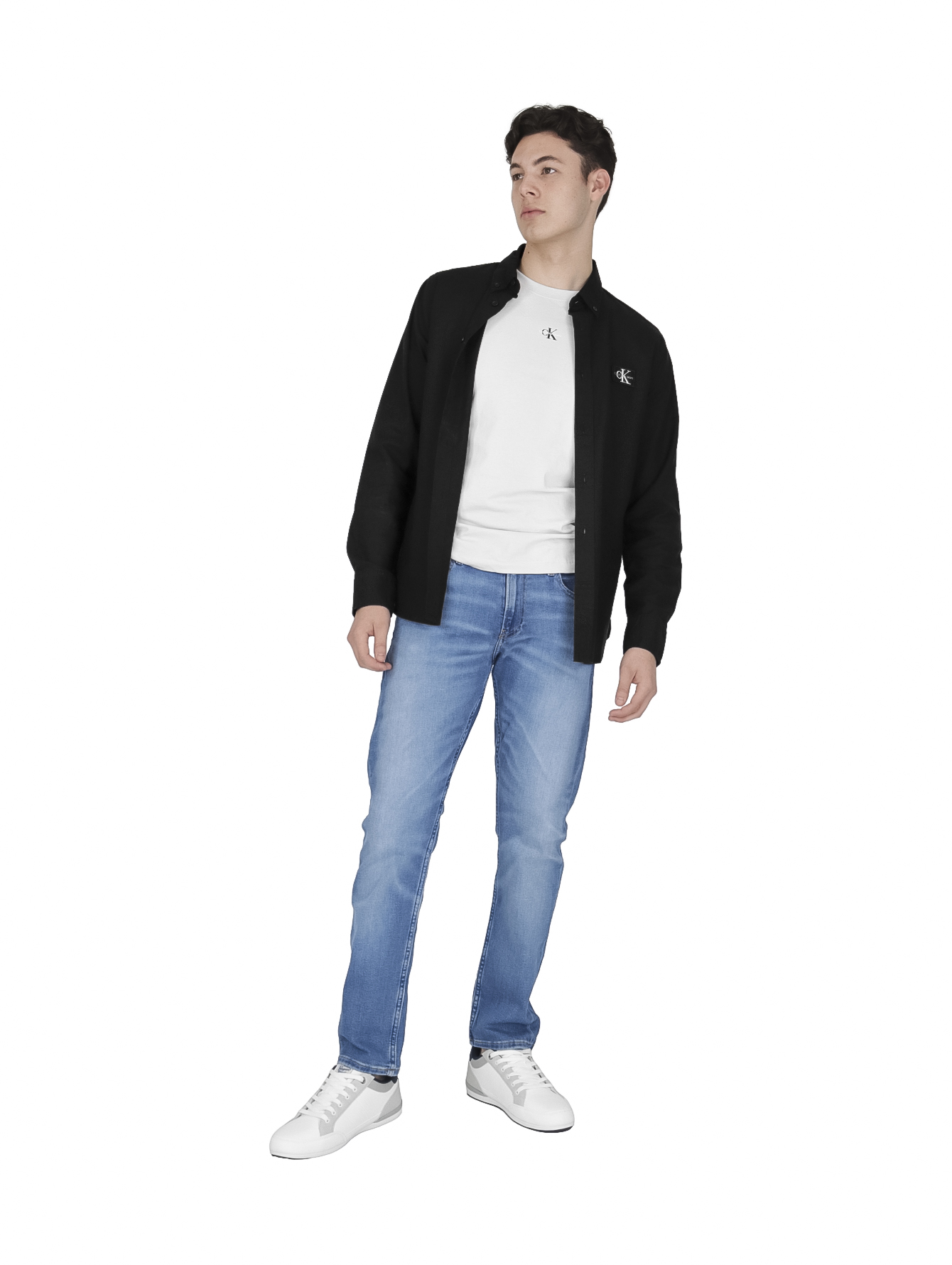 Camisa Negra Precio De Camisa Calvin Klein Camisa Manga Larga