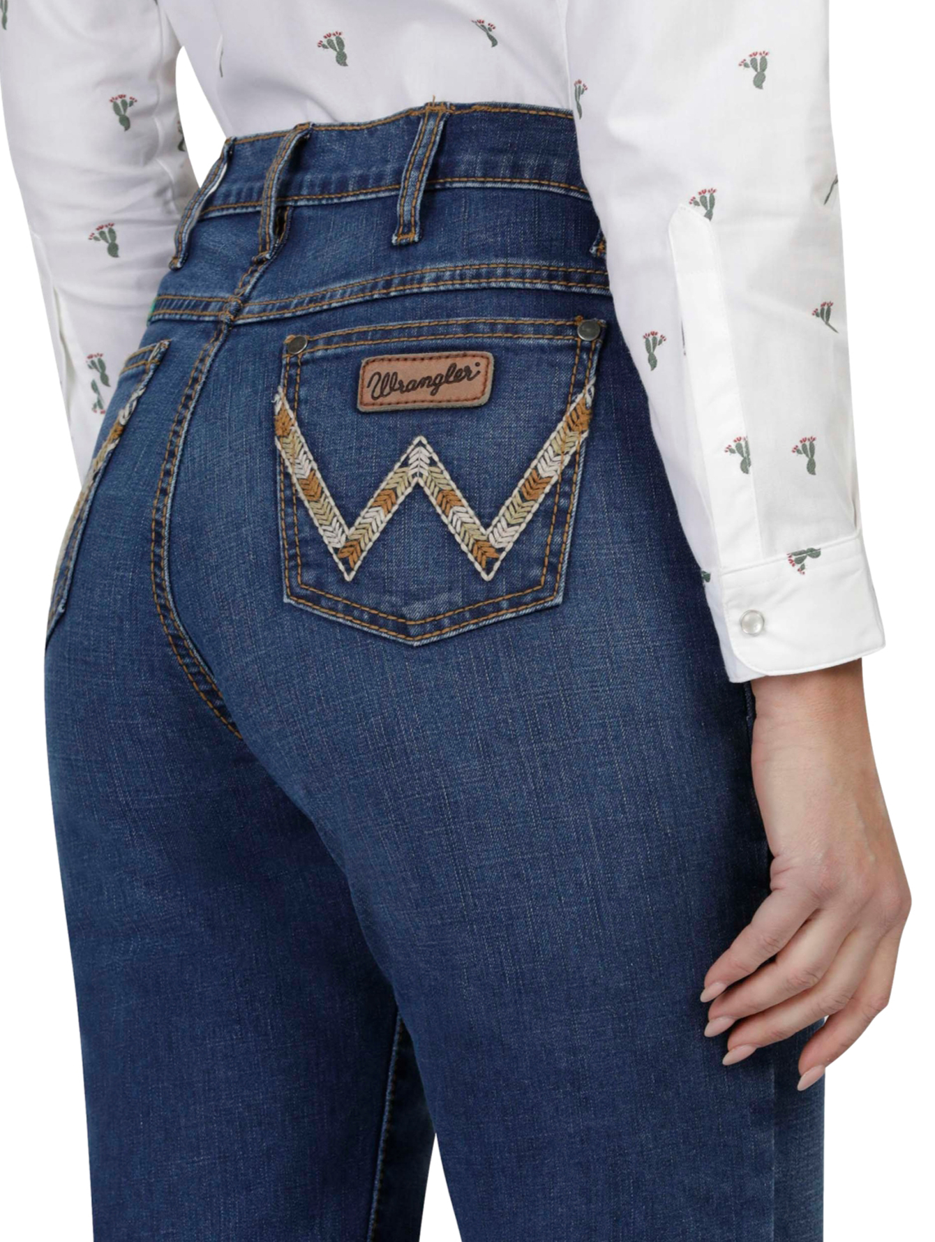 Wrangler Slim Fit Wrangler Pantalon Mujer Jeans Wrangler Recto